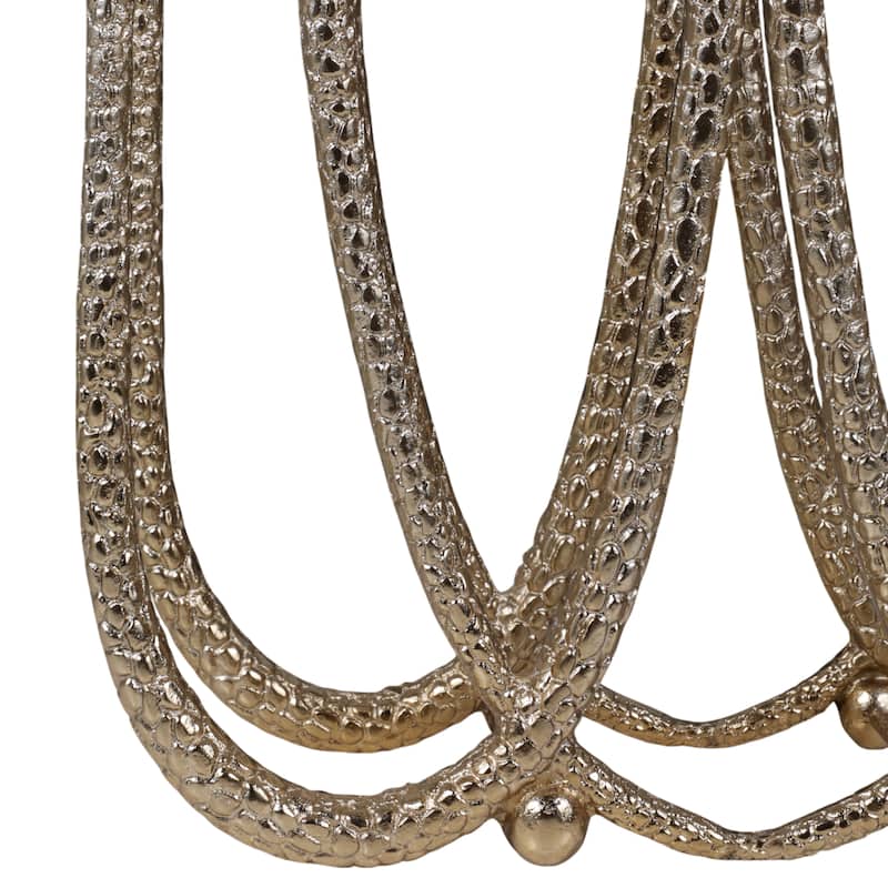 Aluminum Marble Picture Frame Neutral (Set of 2) - 9" Ivory/Brown - 50" x 13" x 29.5"