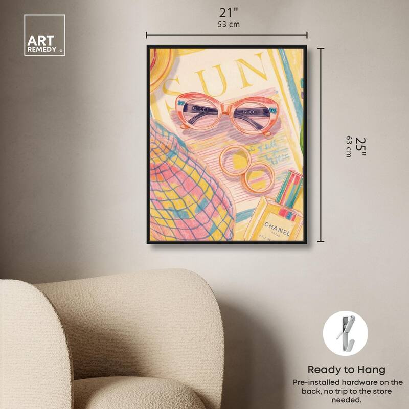 Summer glam Canvas by Art Remedy