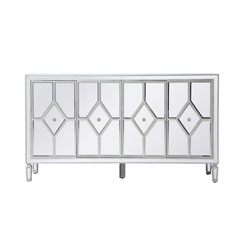 6 Drawer 64" Double Dresser