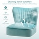 preview thumbnail 23 of 37, Costway Armless Accent Chair Modern Velvet Leisure Chair Single