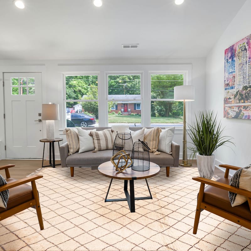 ECARPETGALLERY Hand-knotted Pak Finest Marrakesh Cream Wool Rug - 5'3 x 6'6