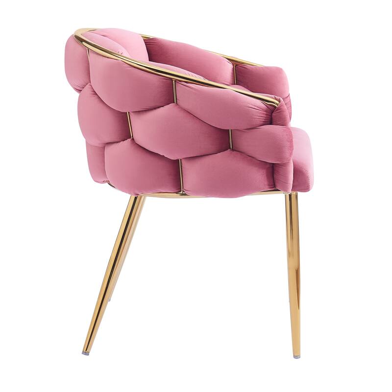 Handmade Accent Chair Balcony Chair Velvet Armchair Dining Chair