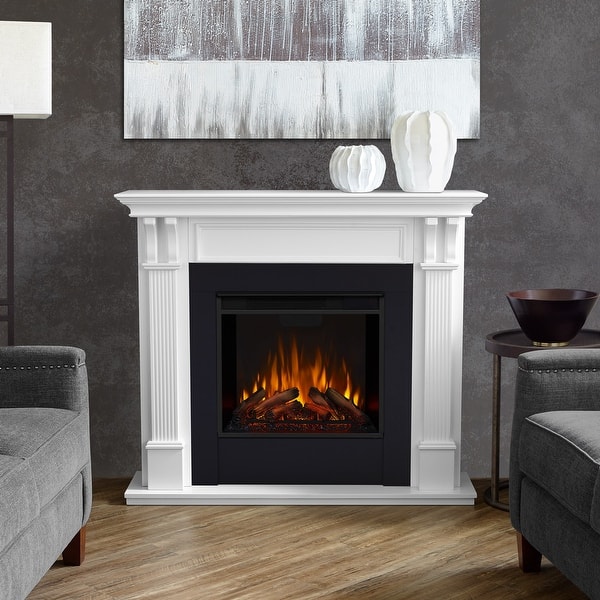 Shop Ashley Electric Fireplace In White 48 03 L X 13 78 W X 41 25 H On Sale Overstock 6518695