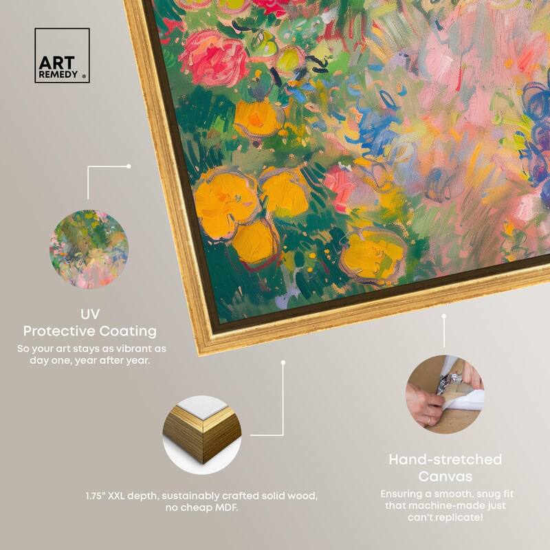 Hues of Happiness I Canvas by Art Remedy