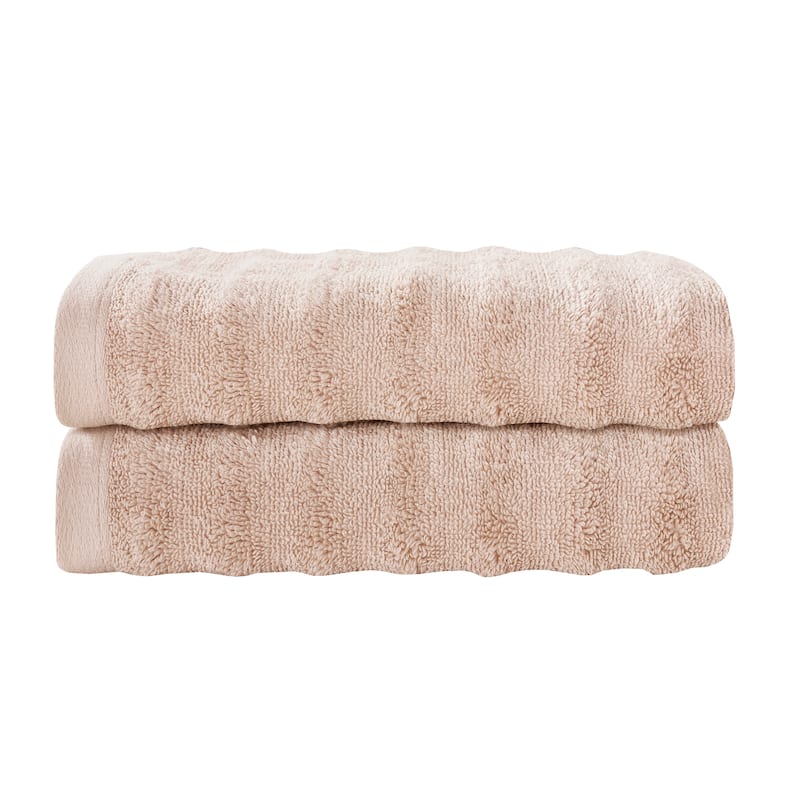 J. Queen New York Cesme 2 Piece Turkish Towel Set - Hand - Blush