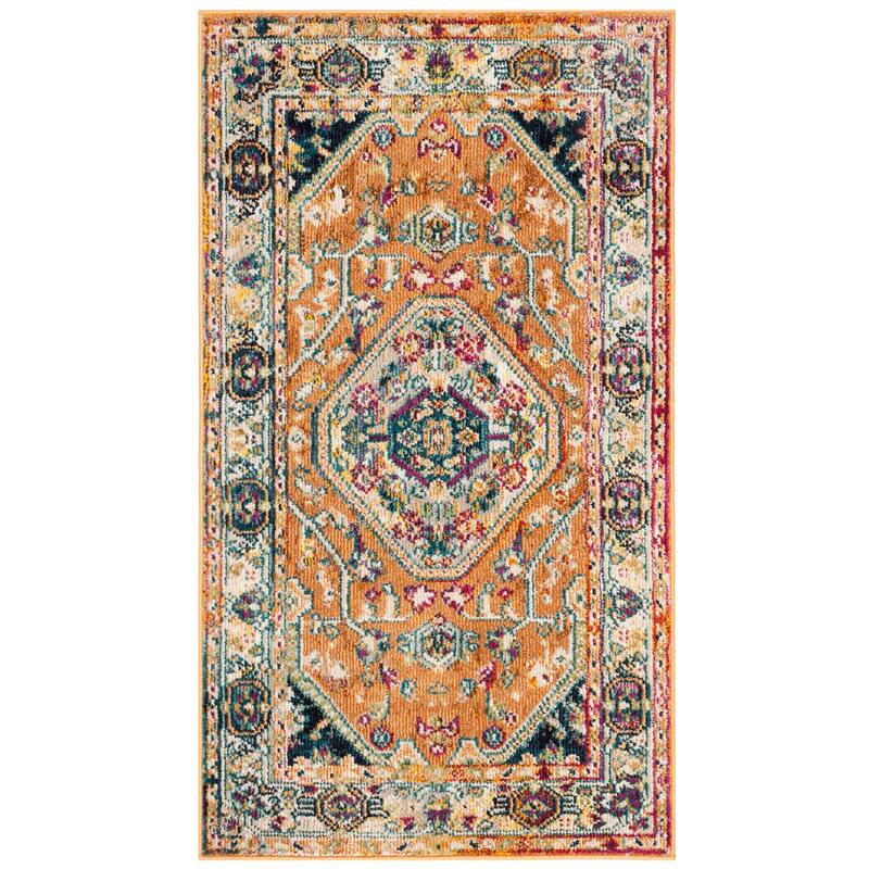 SAFAVIEH Savannah Doris Boho Oriental Polyester Medallion Rug