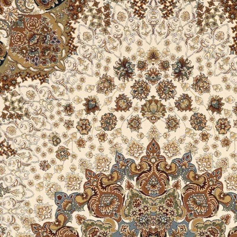 HomeRootsMedallion Traditional Rectangle Area Rug