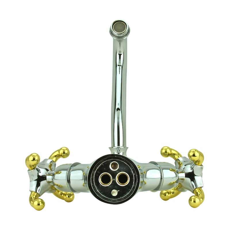 Kitchen Faucet Gooseneck Swivel Chrome Single Hole 2 Handles| Renovator's Supply - Chrome