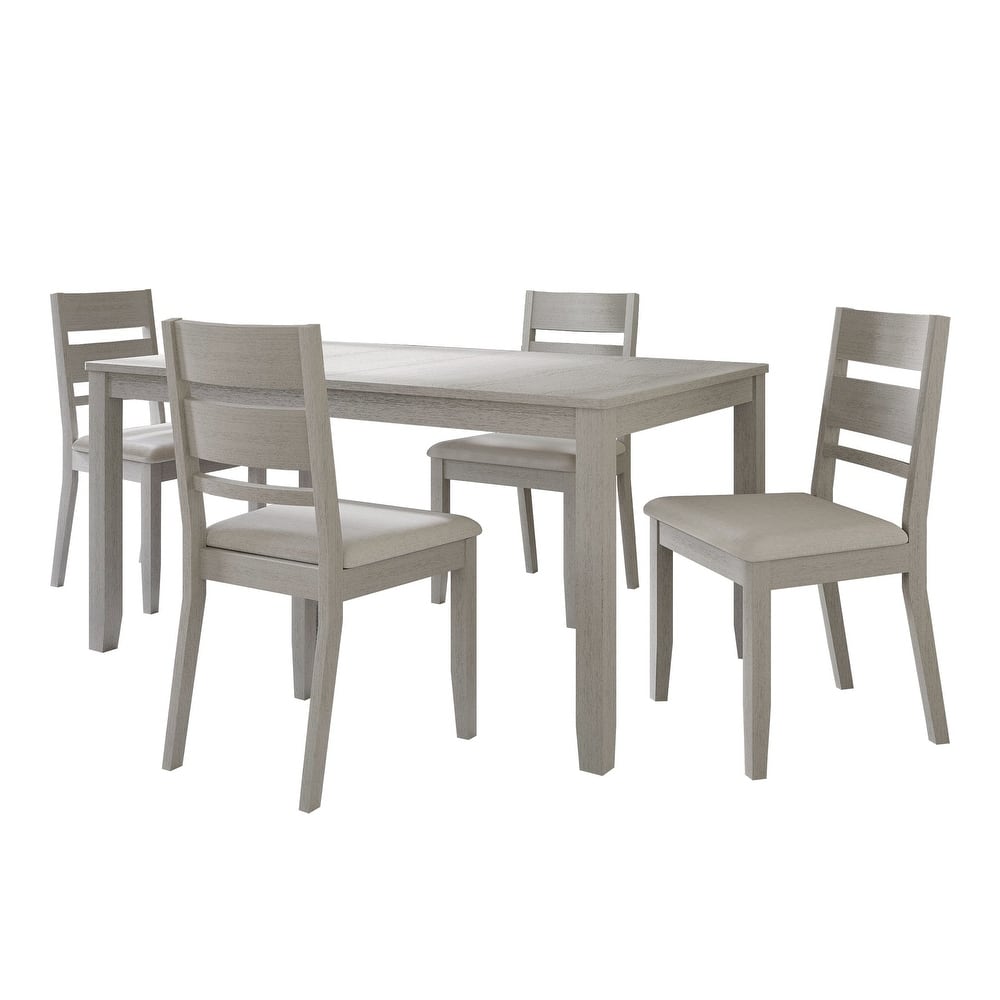 CraftPorch Elegant 5-piece Wooden Dining Set