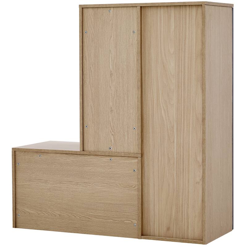 Multi-functional Shoe Storage Bench & Shoe Cabinets, Shoe Rack with Bench