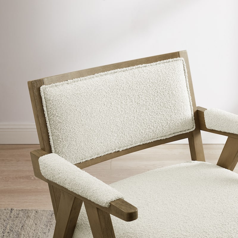 Timeless Tradition Meets Modern Comfortable Fabric Accent Chair