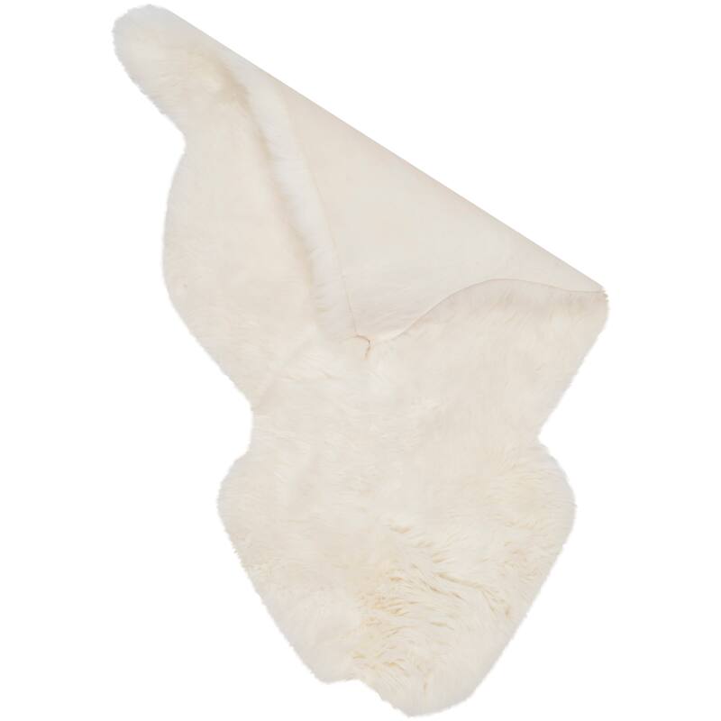 SAFAVIEH Handmade Natural Sheepskin Leanca 3.4-inch Thick Rug