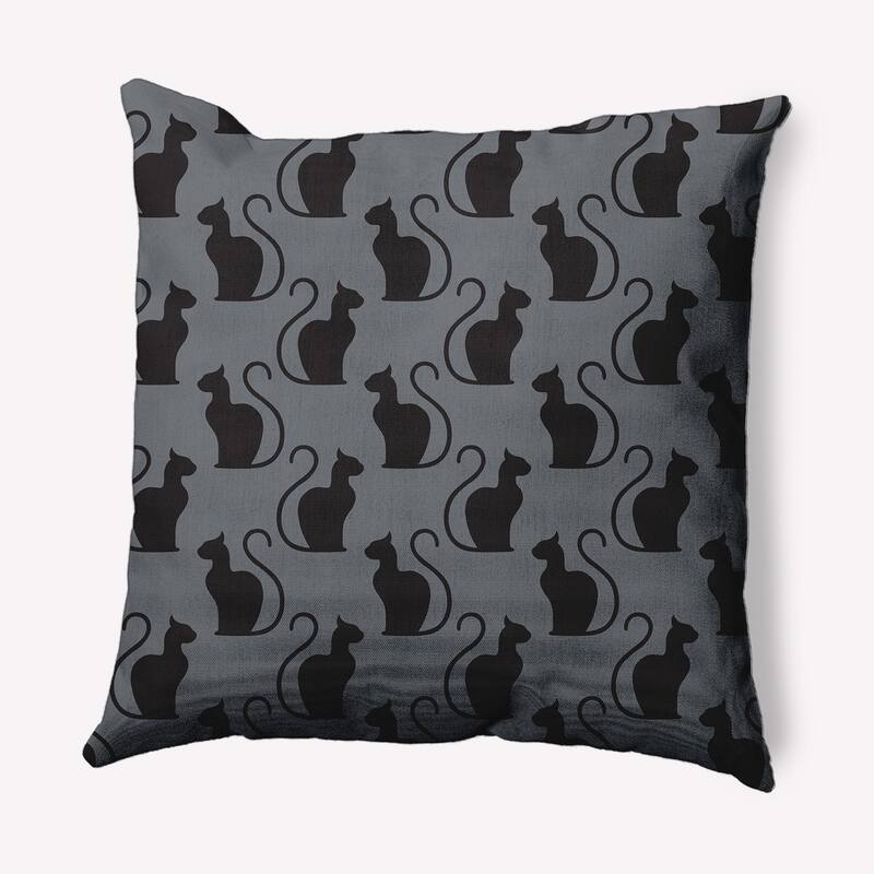 Spooky Cats Decorative Throw Pillow