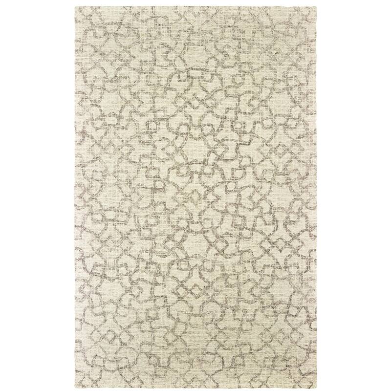 HomeRootsGeometric Transitional Rectangle Area Rug