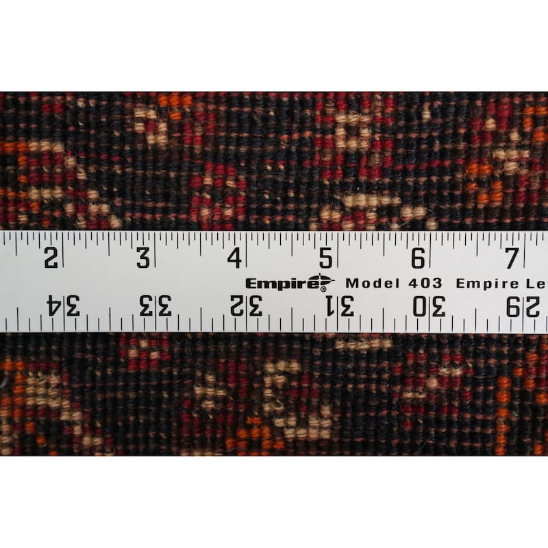 Hand Knotted Oriental 100% Wool Carpet Traditional Medallion Red Qashqai Area Rug - 7' 10'' X 4' 8''