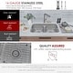 preview thumbnail 16 of 24, STYLISH 32 inch Stainless Steel 18G Double Bowl Low Divider Dual Mount Sink - Brushed Stainless Steel - 32.25" x 18.9" x 9"