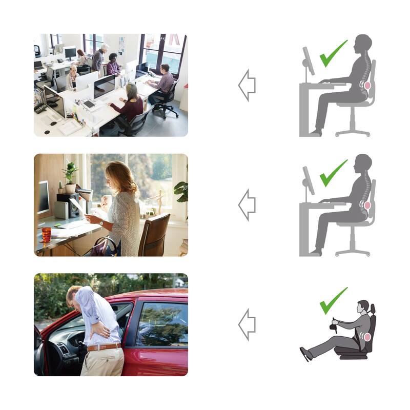 SmartRip Cushion at Work Lumbar Support Butterfly