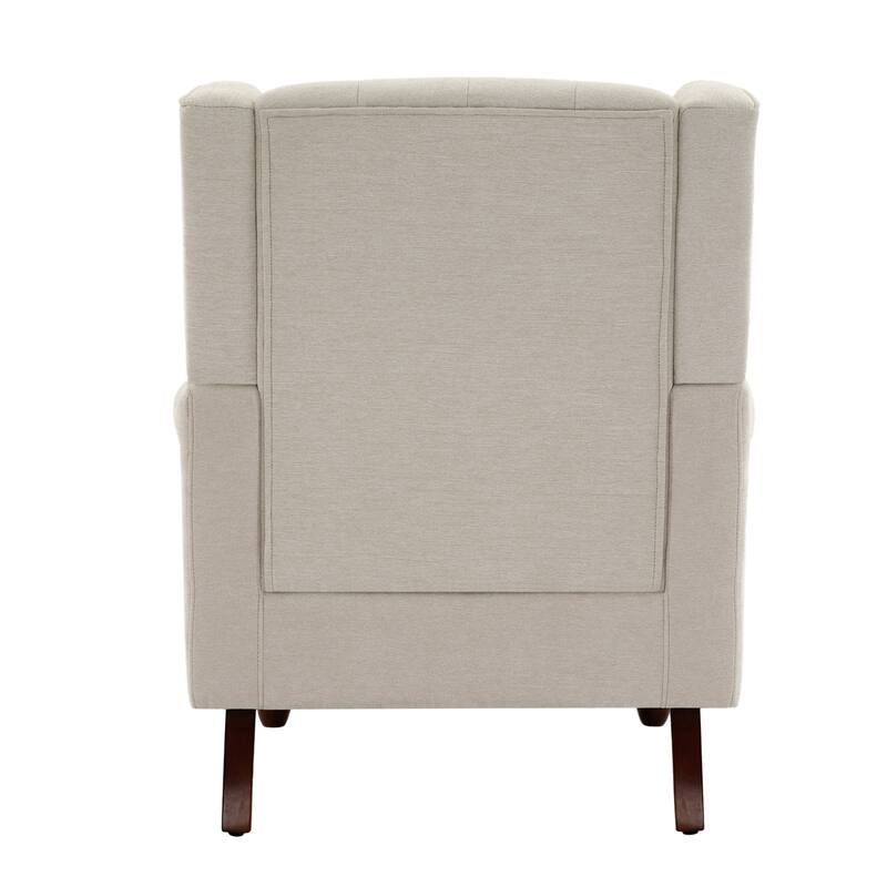 Button-Tufted Accent Club Chair Wingback Armchair Set of 2