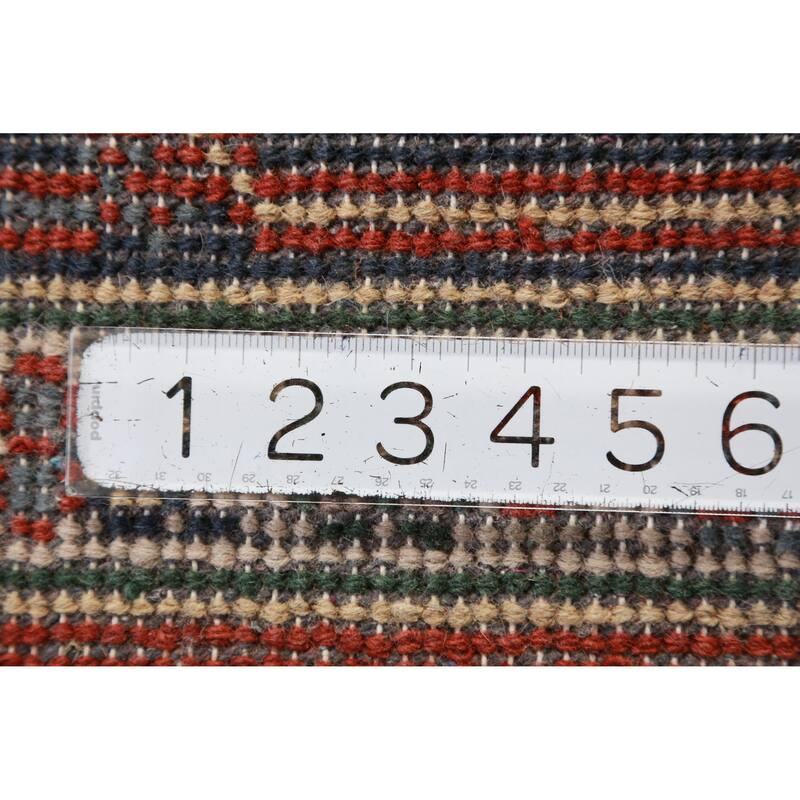 Hand Knotted Oriental 100% Wool Carpet Traditional Medallion Oranges & Rust Heriz (serapi) Area Rug - 12' 1'' X 8' 10''