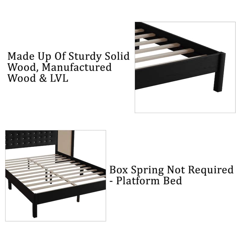 CraftPorch Sophisticated Wall Bed with 2 Nightstand