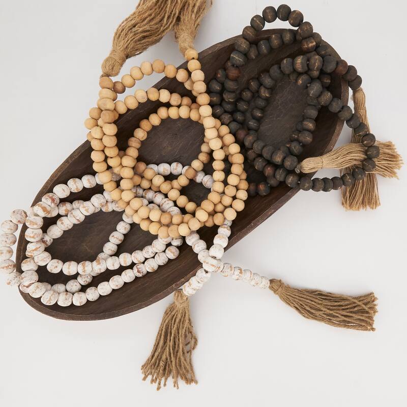 Bead Design Wood Garland
