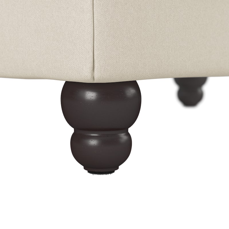 Bush Furniture Coventry Large Upholstered Storage Ottoman
