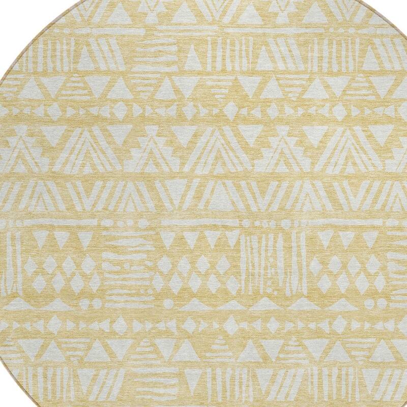 HomeRoots Southwestern Transitional Rectangle Outdoor Rug