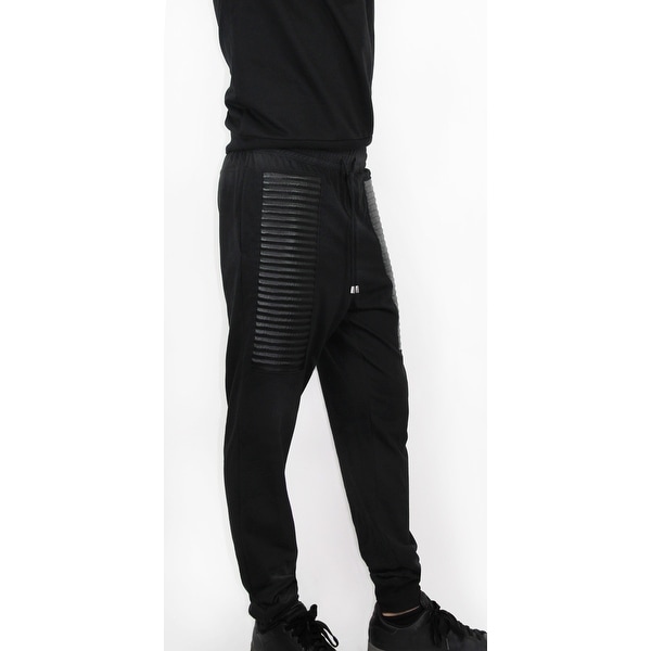 Stylish French Terry Moto Sweatpants (BP-46)
