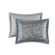 preview thumbnail 28 of 30, Madison Park Whitman 12 Piece Comforter Set with Cotton Bed Sheets