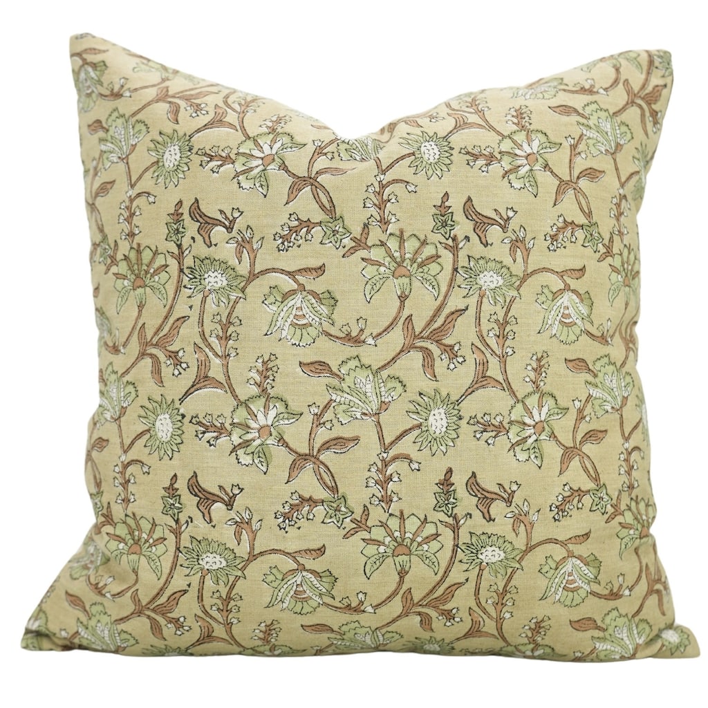 Decorative Light Green Handmade Cushion Cover By Fabdivine -NAYAB