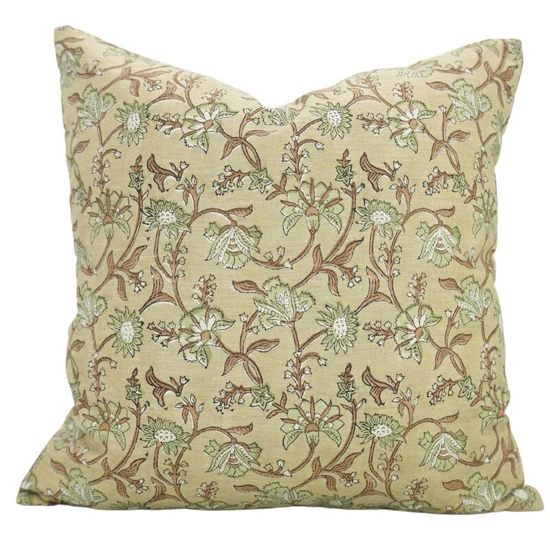 Decorative Light Green Handmade Cushion Cover By Fabdivine -NAYAB