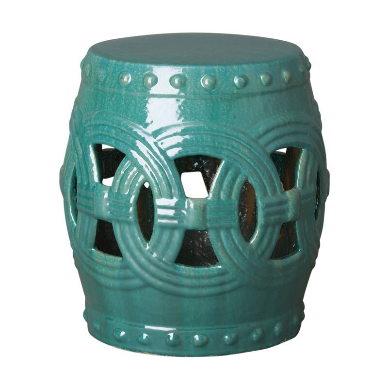 Eternity Stool - 19 in. H - Teal - Single