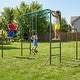 preview thumbnail 3 of 17, Hapfan 400lbs 3-in-1 Heavy Duty Metal Monkey Bar Set, Outdoor Playset with Gymnastics Bars & Trapeze Swing for Backyard Outdoor