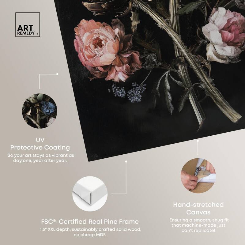 Moody Artichoke III Canvas by Art Remedy, Gallery Wrapped