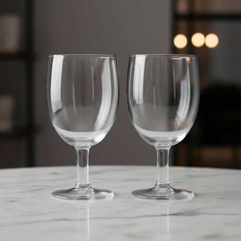Kit Kemp for Spode Set of 2 Glassware Flow Wine Glasses - 11.8 Oz
