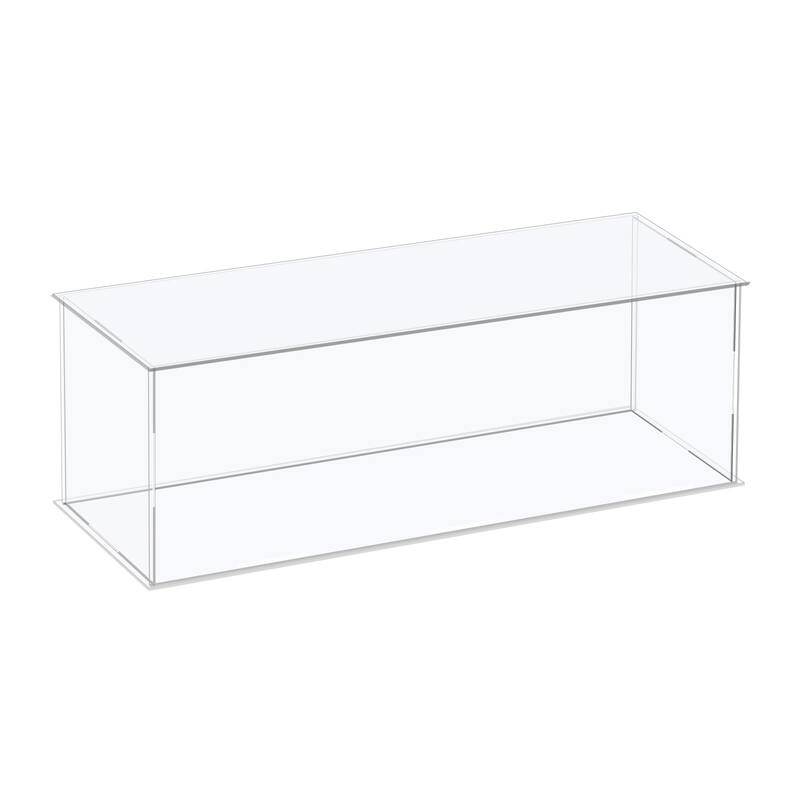 Acrylic Display Case Plastic Box Cube Storage Box Assemble Showcase