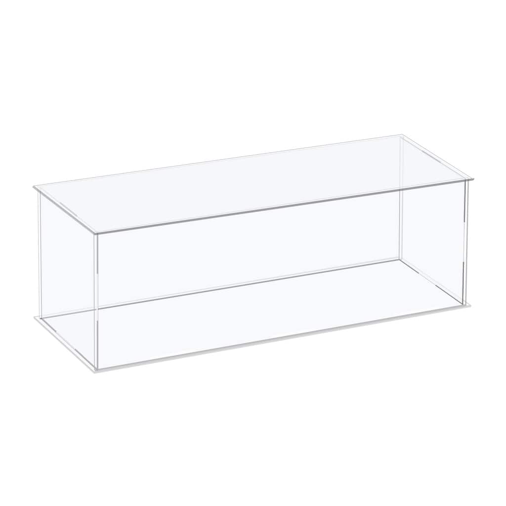 Acrylic Display Case Plastic Box Cube Storage Box Assemble Showcase