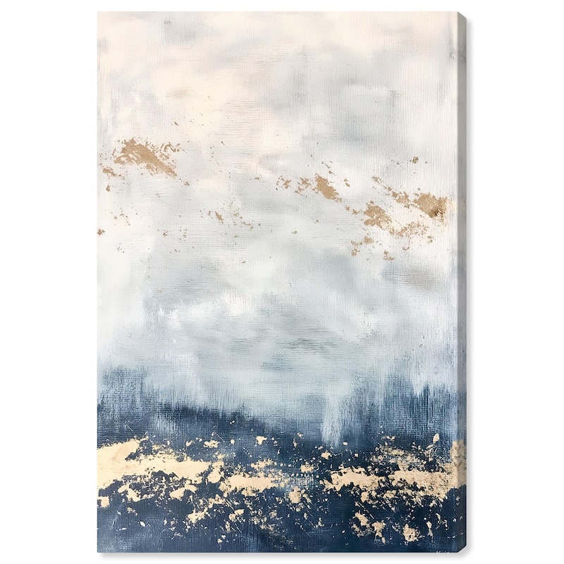 Ocean's Gold Hues II Canvas by Art Remedy, Gallery Wrapped - 30" x 45"