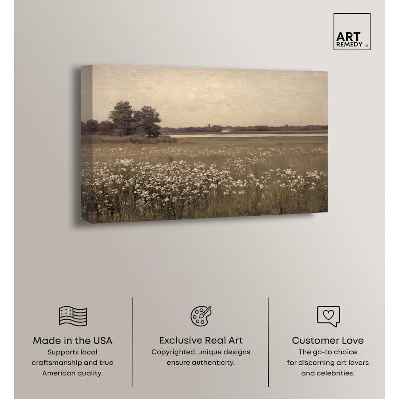 Hazy Day Canvas by Art Remedy, Gallery Wrapped