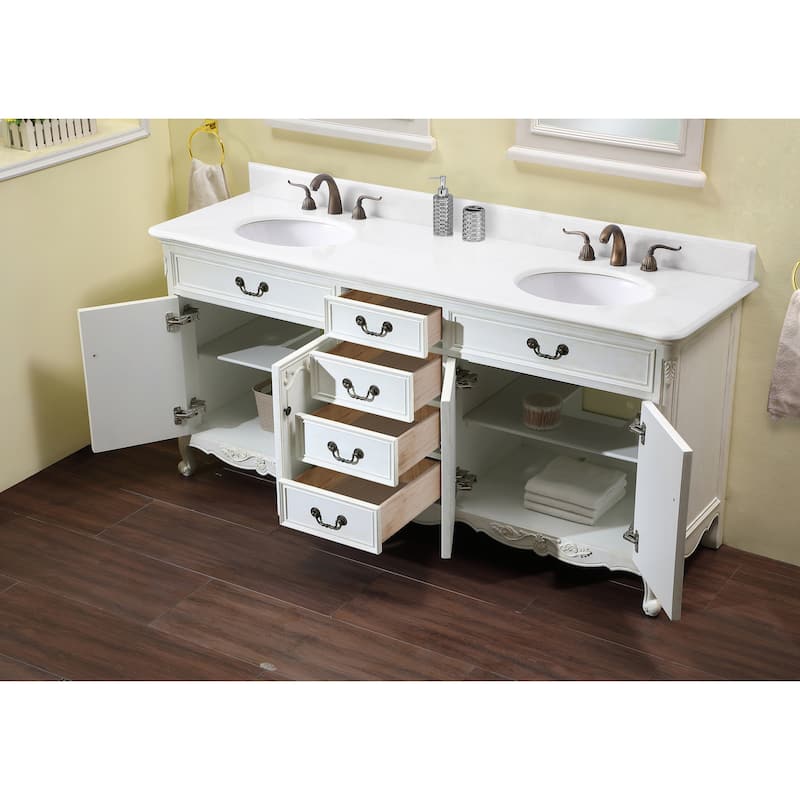 72" Double Bathroom Vanity