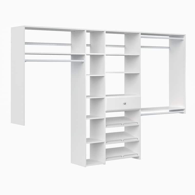 Easy Track 9 Ft. W. Premium Laminate Closet Kit