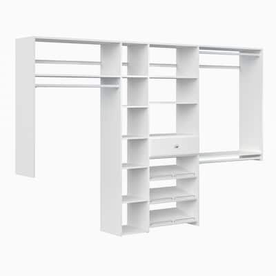 Easy Track 9 Ft. W. Premium Laminate Closet Kit