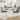 GDFStudio - Modern Wooden 5-Piece Dining Set with Square Dining Table and Upholstered High Back Dining Chairs