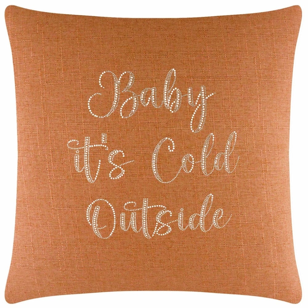 Sparkles Home Baby It's Cold Outside Pillow