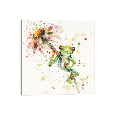 iCanvas "Hello There Bright Eyes" by Sillier Than Sally Canvas Print