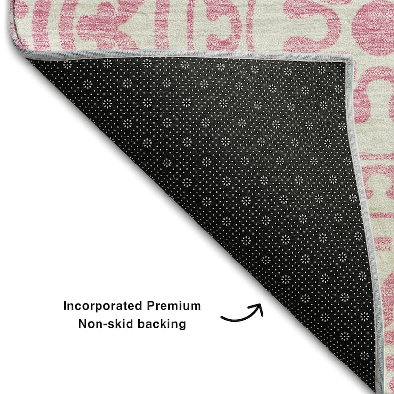 Premium Washable Super Soft Vanishing Medallion Mayfield Rug