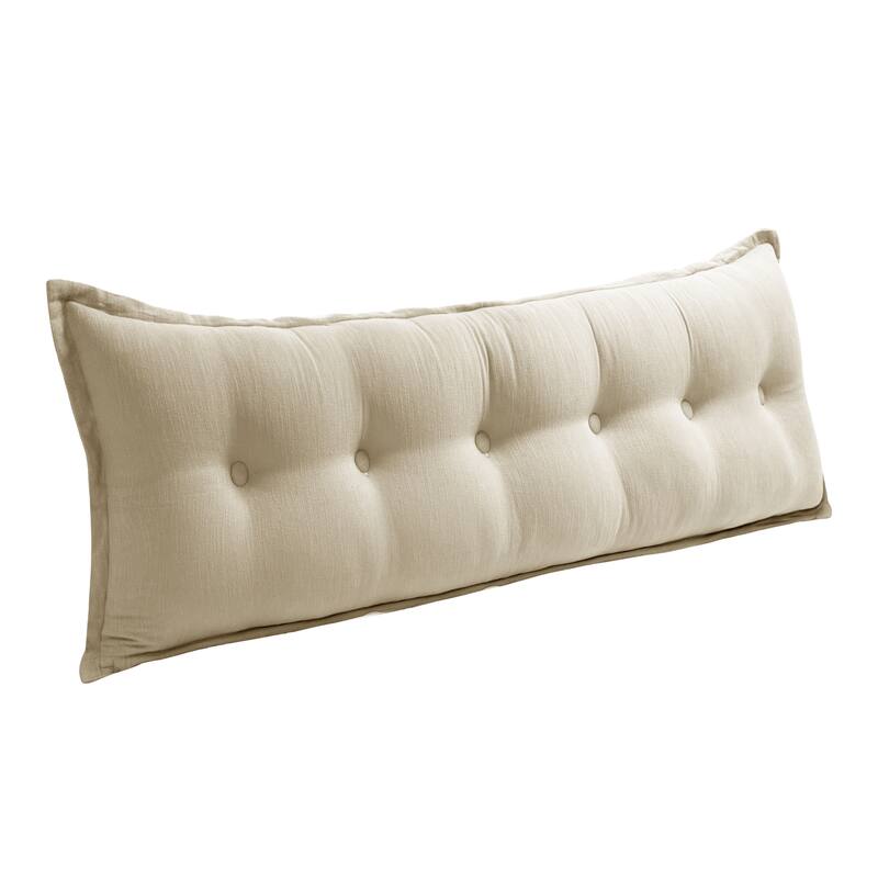 WOWMAX Headboard Pillow Bed Rest Body Pillow Back Support Reading