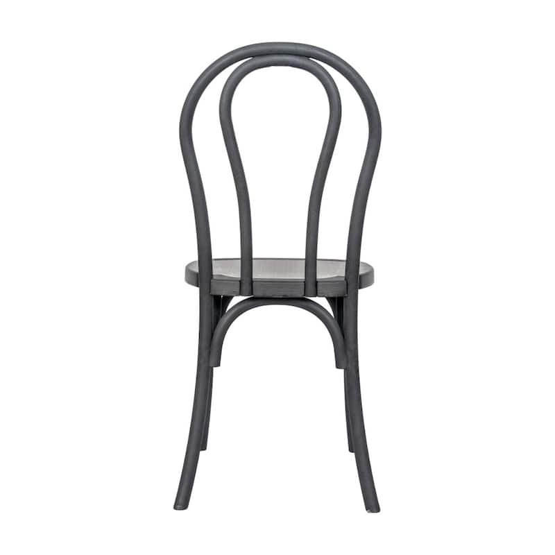 Indoor/Outdoor Commercial Grade Wood Look Resin Thonet Style Chair - 16.5"W x 19.25"D x 36"H