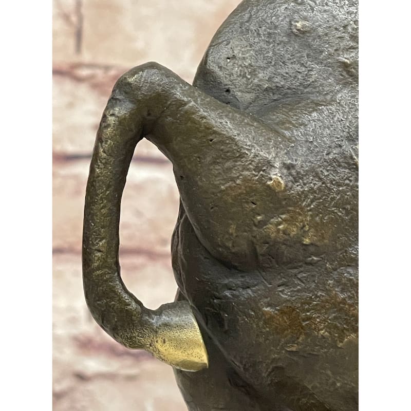 Signed Original Miguel Lopez Tang Horse Abstract Modern Bronze Sculpture Statue