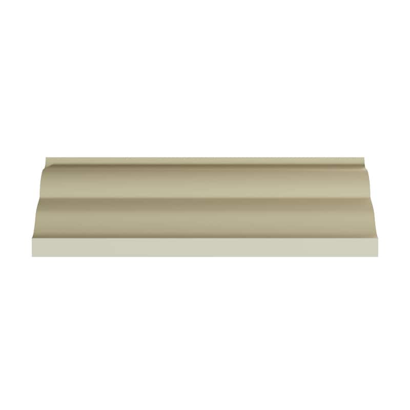 3 1/8"H x 3"P x 4 1/4"F x 96"L Killeen Crown Moulding - 1-Pack